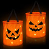 Load image into Gallery viewer, Pumpglow™ Halloween Pumpkin Buckets with LED lights | BUY 1 GET 1 FREE (2PCS)