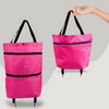 Load image into Gallery viewer, 50% OFF | Trutnshop 2 in 1 Foldable Shopping Trolley Tote Bag