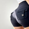 Load image into Gallery viewer, FitBuddy Gym Scrunch Shorts With Pockets