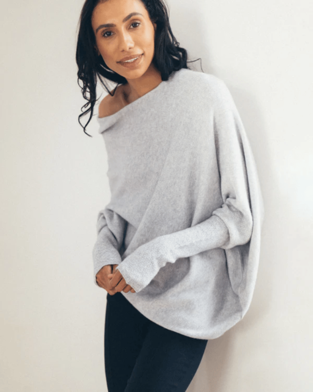 Revee Women Asymmetric Knitted Sweater