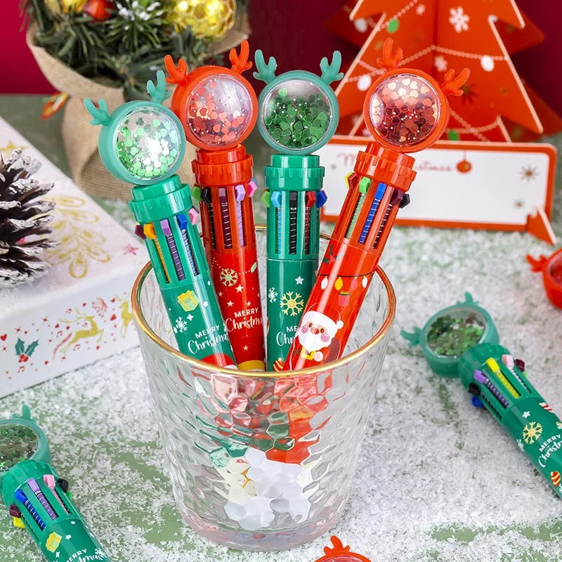 Pennix™ Christmas Glitter Pens | Set of 4