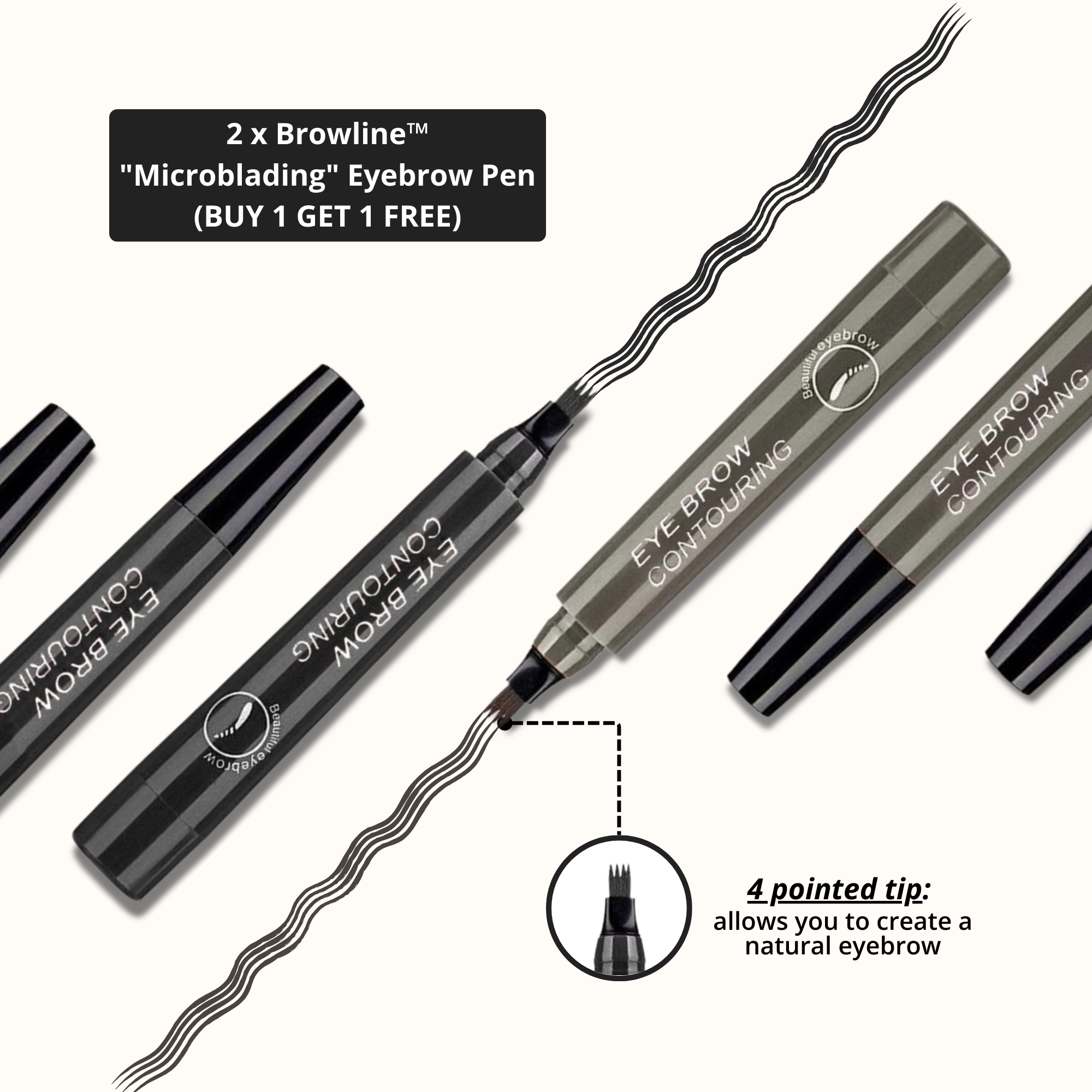 BUY 1 GET 1 FREE THIS WEEK ONLY! | Browline™ "Microblading" Eyebrow Pen