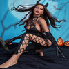 Bewitch™ Halloween Pentagram Halter Catsuit Costume