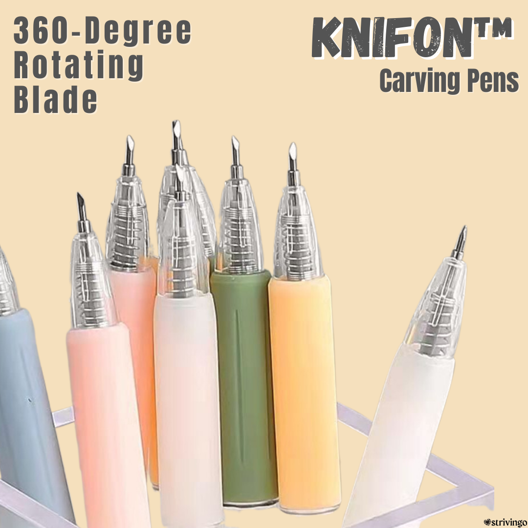 FINAL DAY 50% OFF! Knifon™ Magic Carving Pens Set Of 5 | Five Bonus Blades Included!