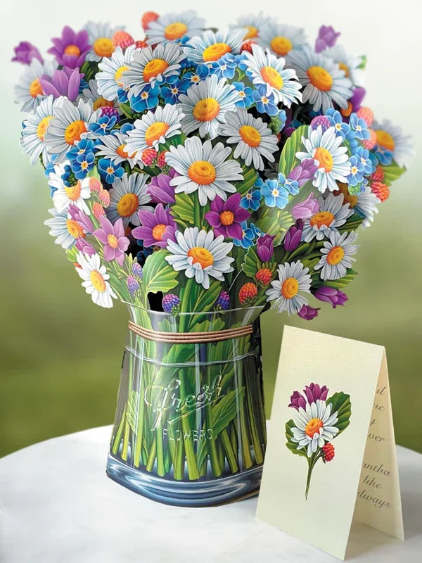 BlossomNote™ 3D Flower Bouquet Greeting Card