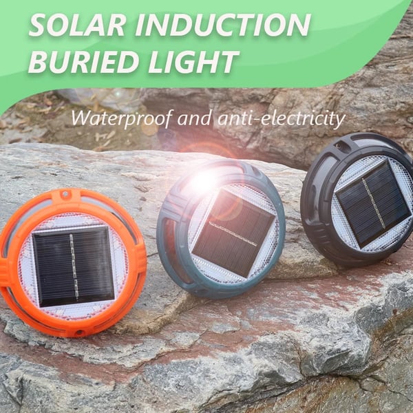 Radiant™ Outdoor Solar Buried Lamp | Set of 3
