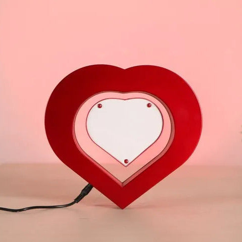 Floatart™ Magnetic Floating Heart Picture Frame