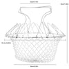 50% OFF | Multiserve Multifunctional Foldable Fry Basket