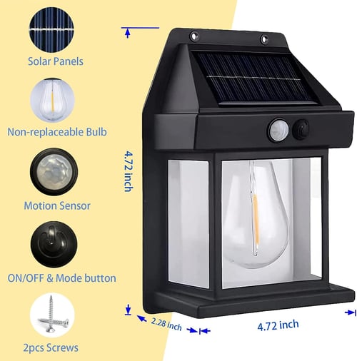 Zensun™ Outdoor Solar Power Wall Lamp | BUY 1 GET 1 FREE (2PCS)
