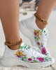 Load image into Gallery viewer, Floral Print Sneakers