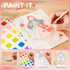 Princess Art Adventure 3-in-1 Drawing Book with Watercolors, Stickers, and Poking