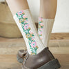 Retroses™ Vintage Embroidered Floral Socks | 5 PAIRS