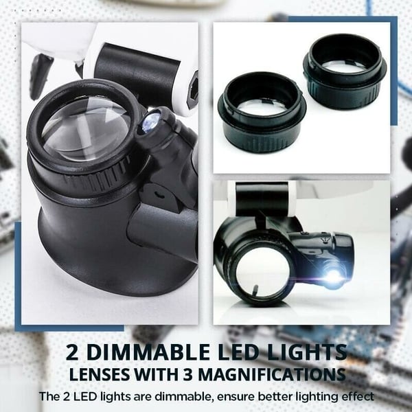 50% OFF | LensLit™ LED Magnifier Glasses