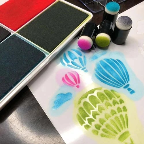 50% OFF | Colourix™ DIY Sponge Finger Painting Kit - 20 Colors Included