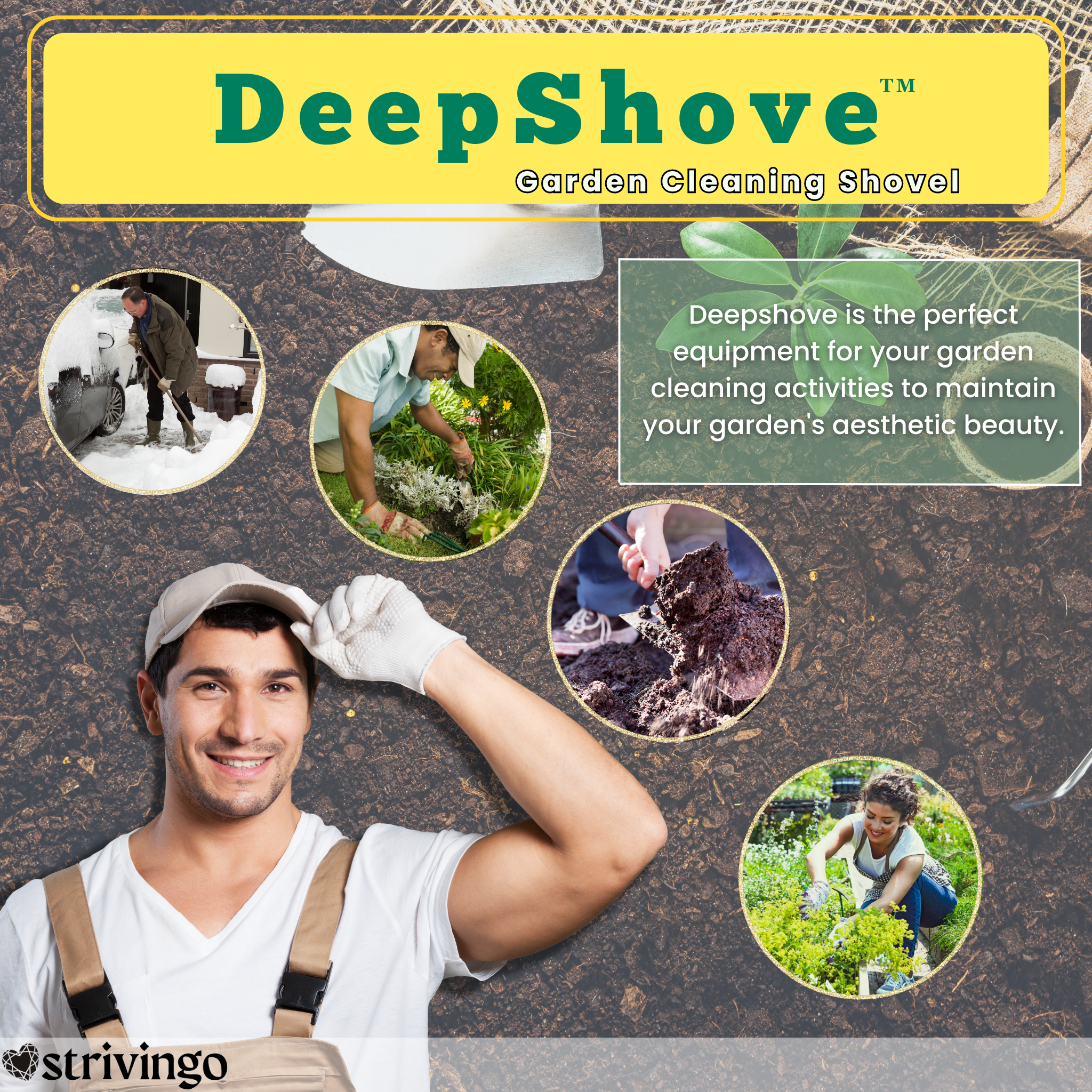 50% OFF | DeepShove™ Garden Cleaning Shovel Head