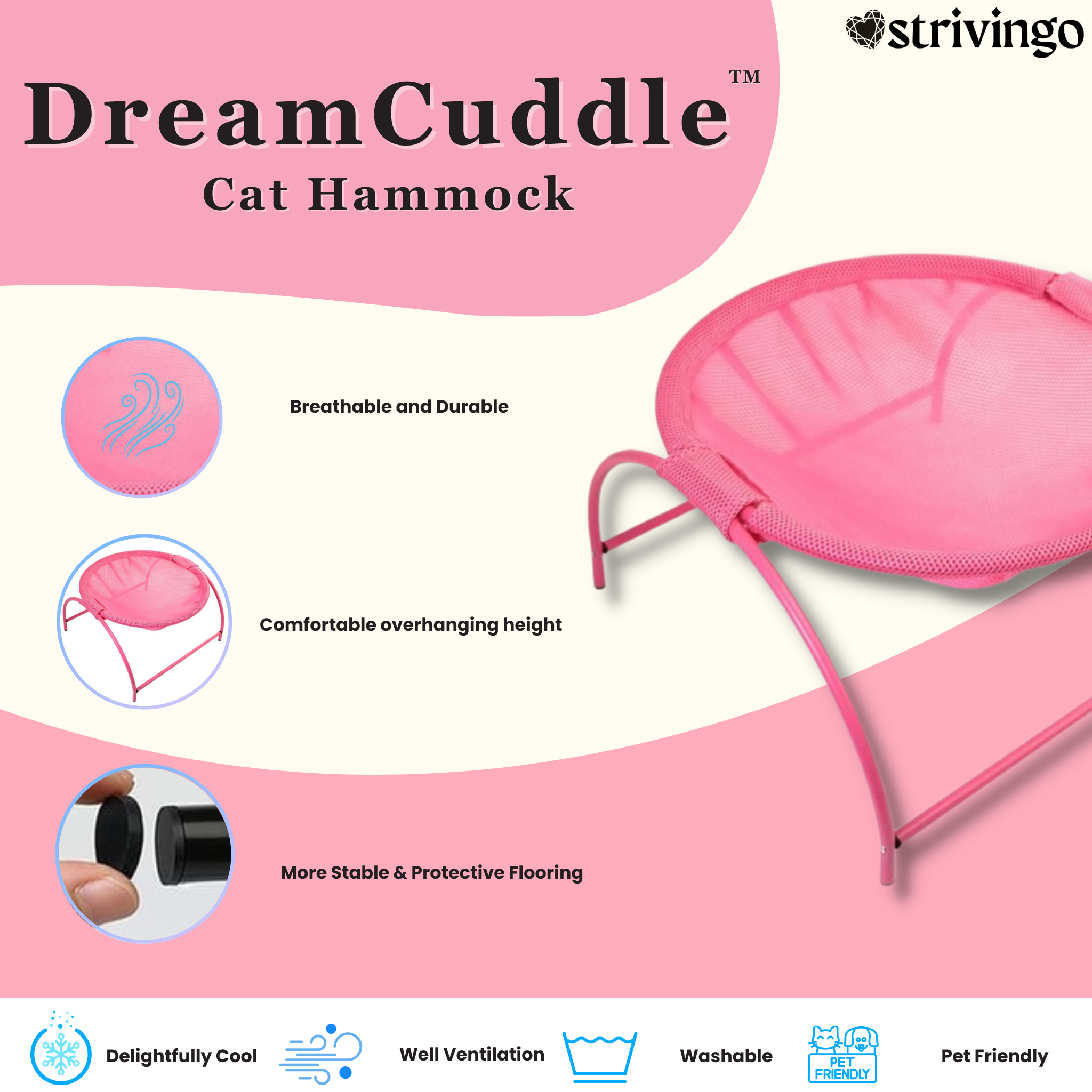 LAST DAY 50% OFF | DreamCuddle™ Cat Hammock