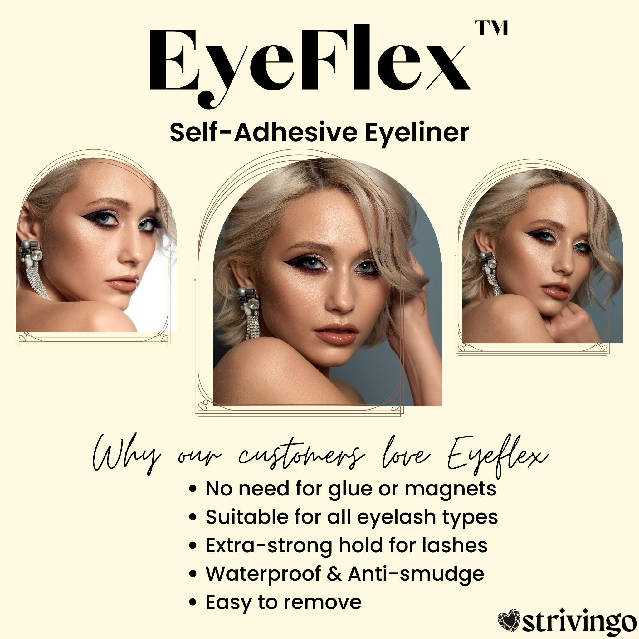 EyeFlex™ Self-Adhesive Eyeliner -  No Glue or Magnets!