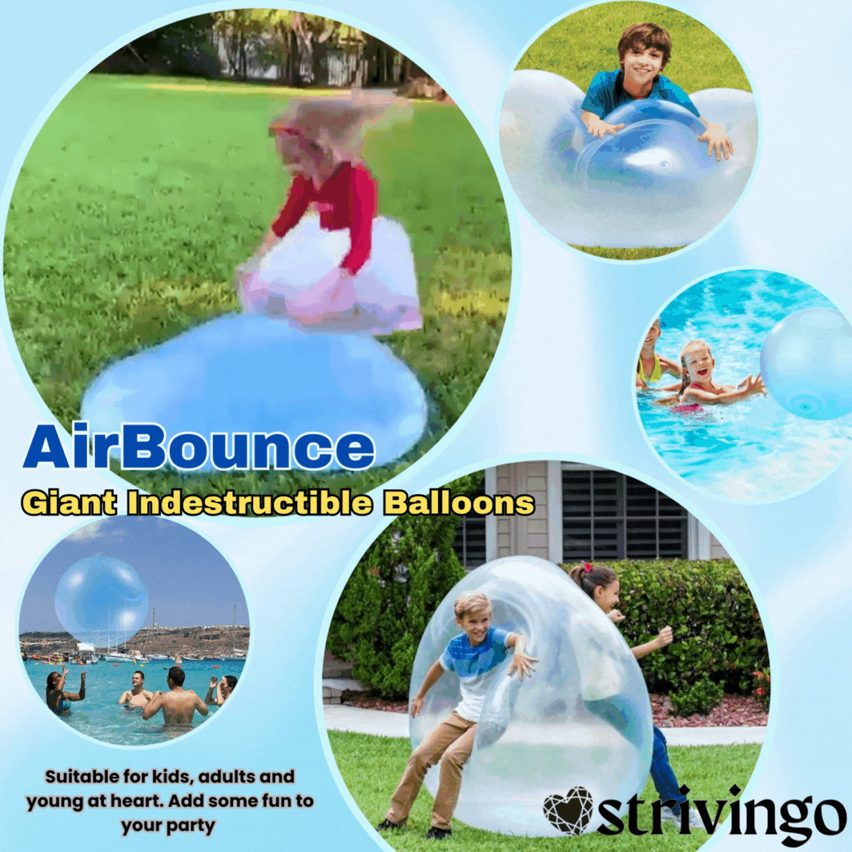 AirBounce™ Giant Indestructible Balloons