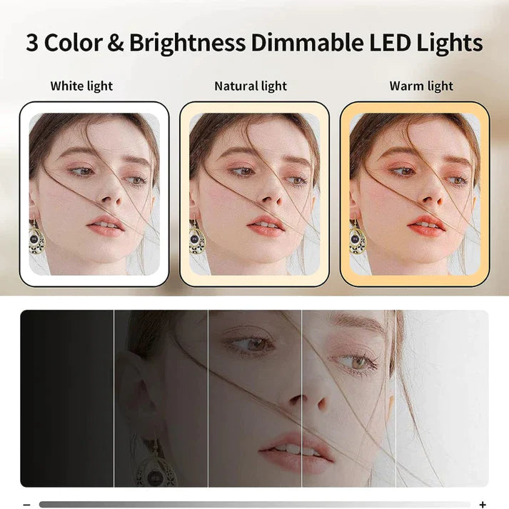 50% OFF! | iMirror™ Tri-Fold LED Makeup Mirror