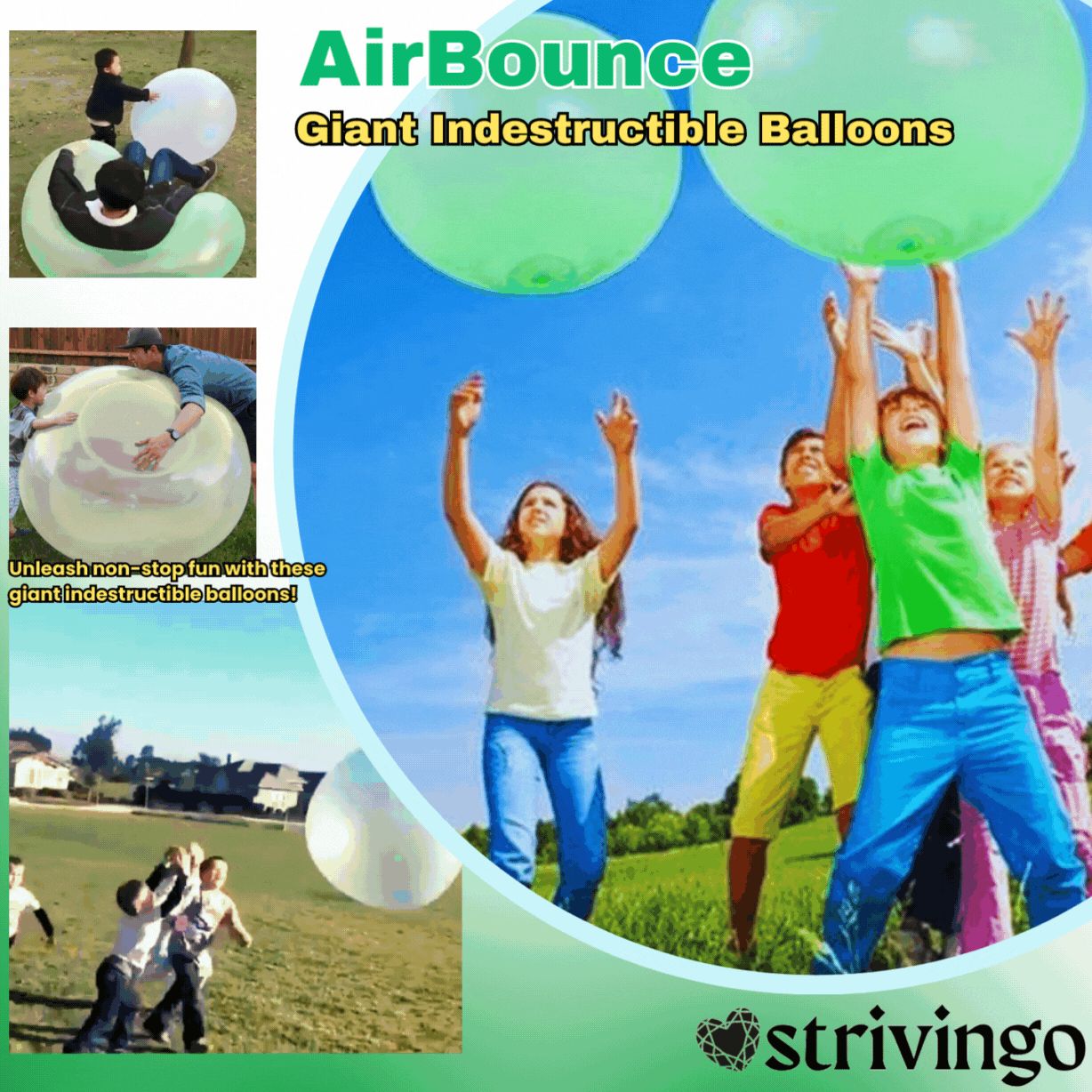 AirBounce™ Giant Indestructible Balloons
