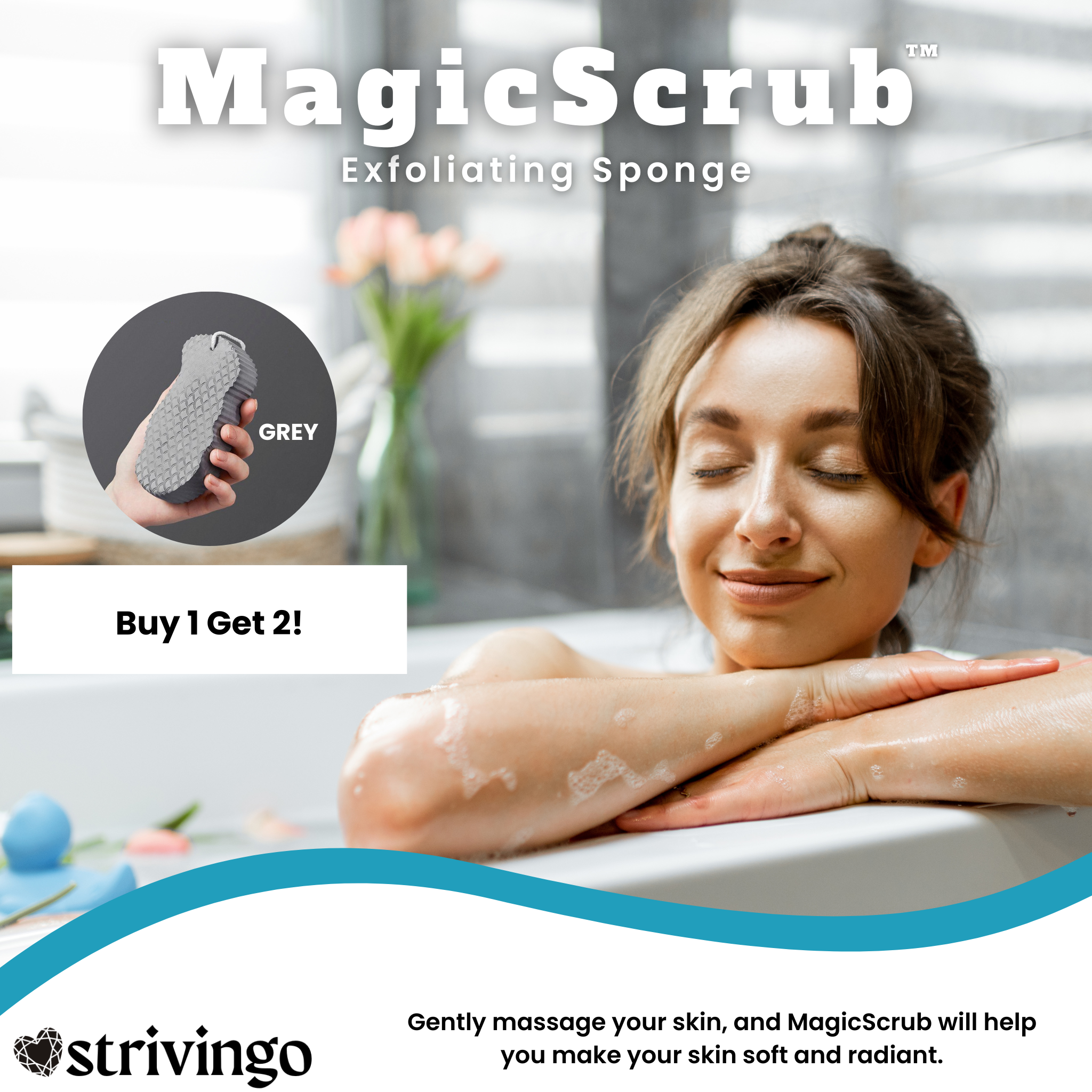 BUY 1 GET 2! MagicScrub™ Exfoliating Sponge