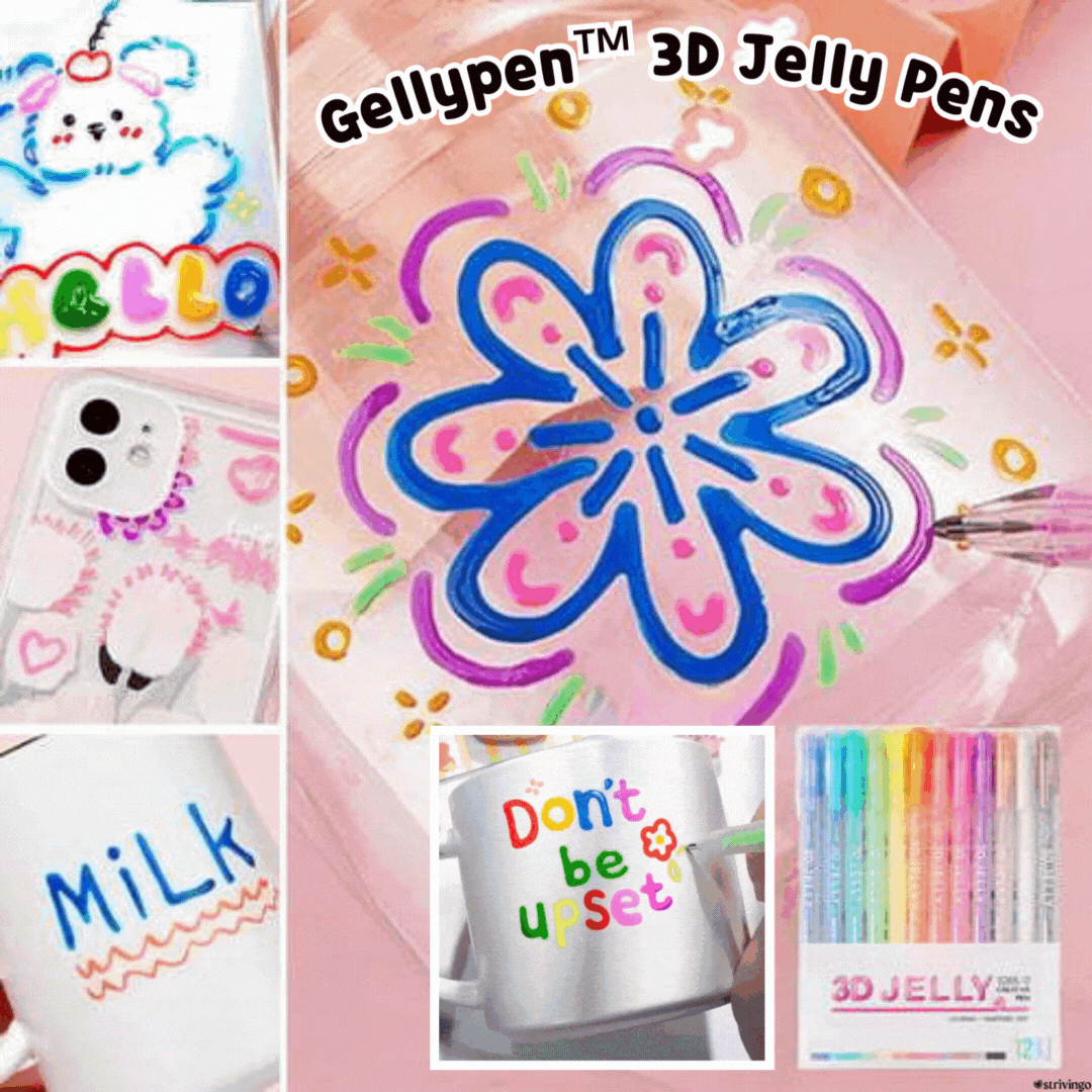 50% OFF | Gellypen™ 3D Jelly Pens Set Of 12