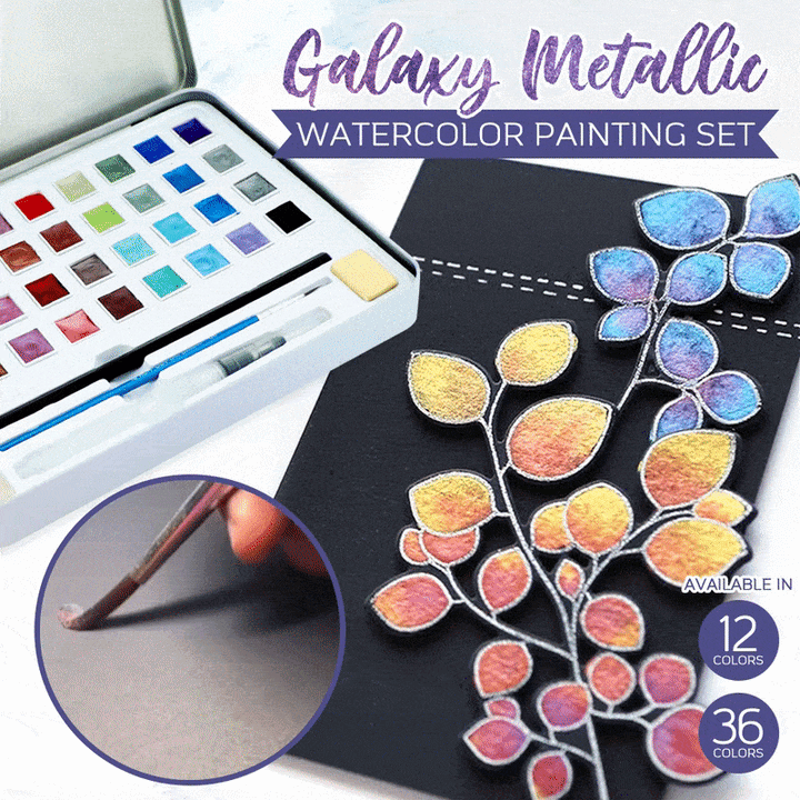 Metallic Water Paint Set | 12 or 36 Colors