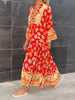 Load image into Gallery viewer, HippieChic Orange Boho Maxi Summer Dress