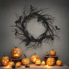 Load image into Gallery viewer, 50% OFF | Haunlit™ Halloween Wreath With Red LED Lights