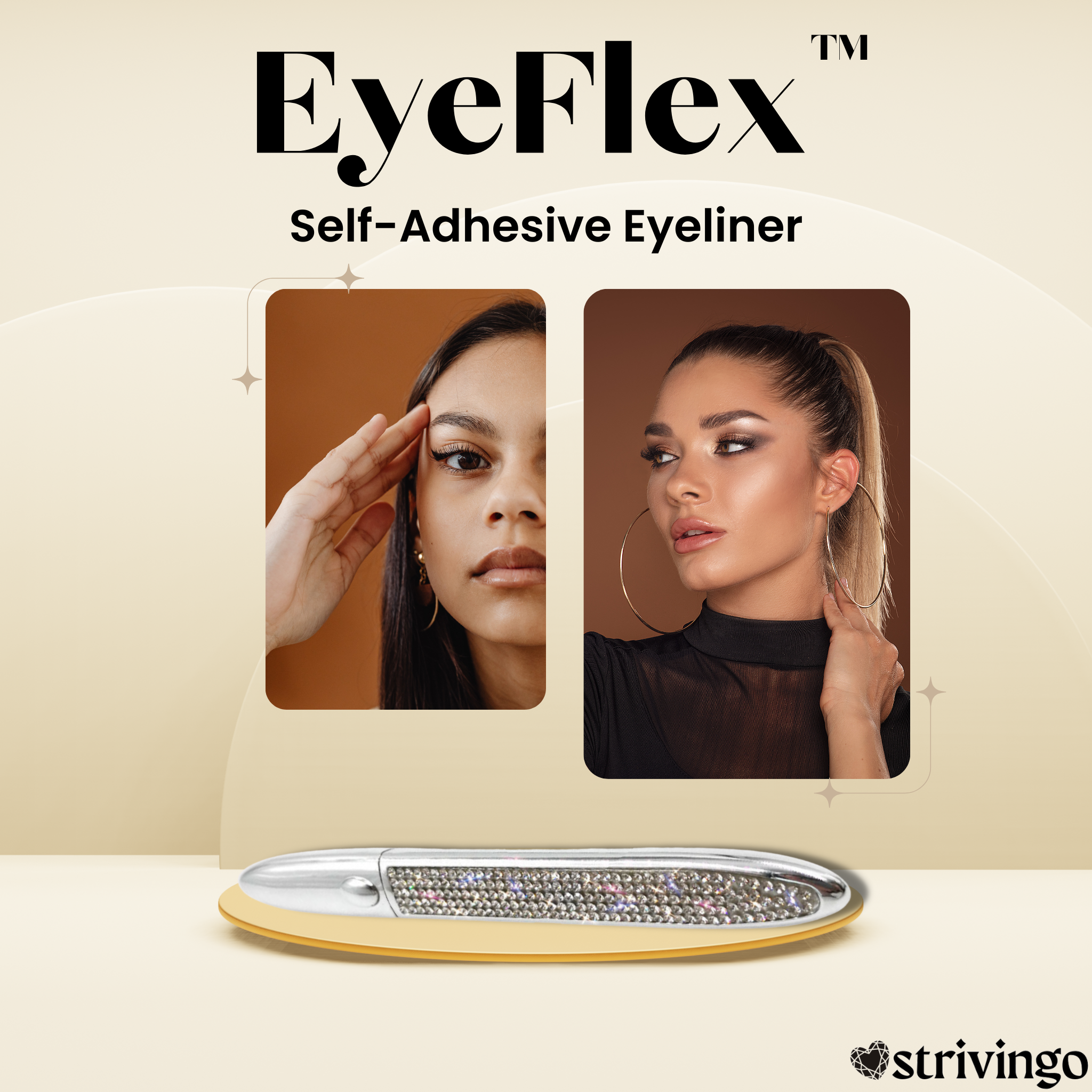 EyeFlex™ Self-Adhesive Eyeliner -  No Glue or Magnets!
