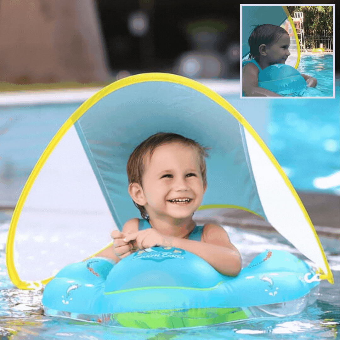 LilSwim™ Baby Pool Floaty with Roof
