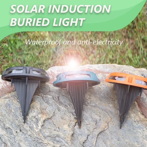 Radiant™ Outdoor Solar Buried Lamp | Set of 3