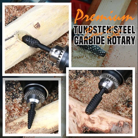 Rotexa™ Premium Tungsten Steel Carbide Rotary Burr Set