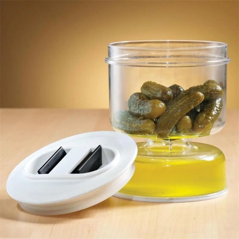 50% OFF | CosyJar™ Pickle and Olives Jar Container with Strainer