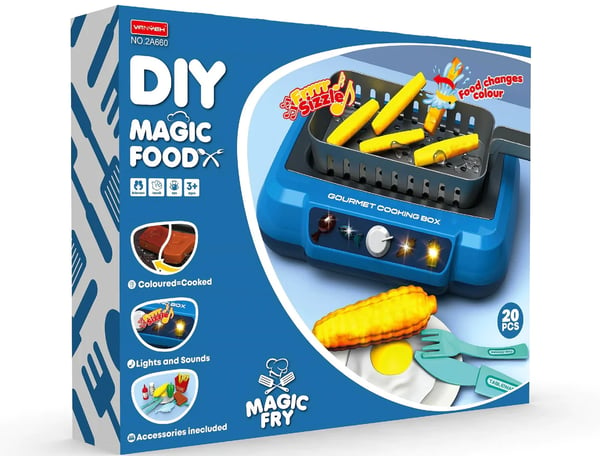 Magic Food Pretend Play Gourmet Cooking Box for Kids