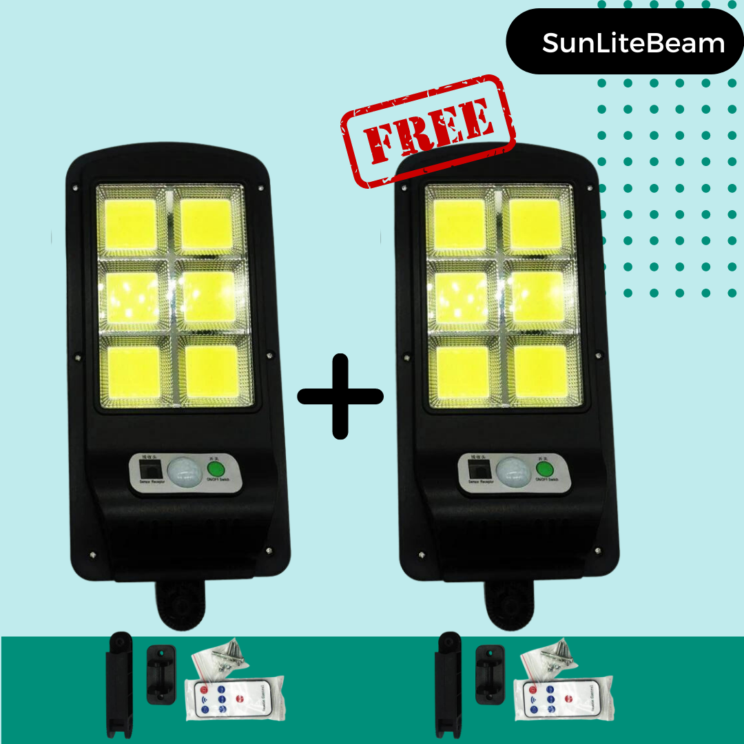 BUY 1 GET 1 FREE! SunLiteBeam - Solar-Powered LED Lamp