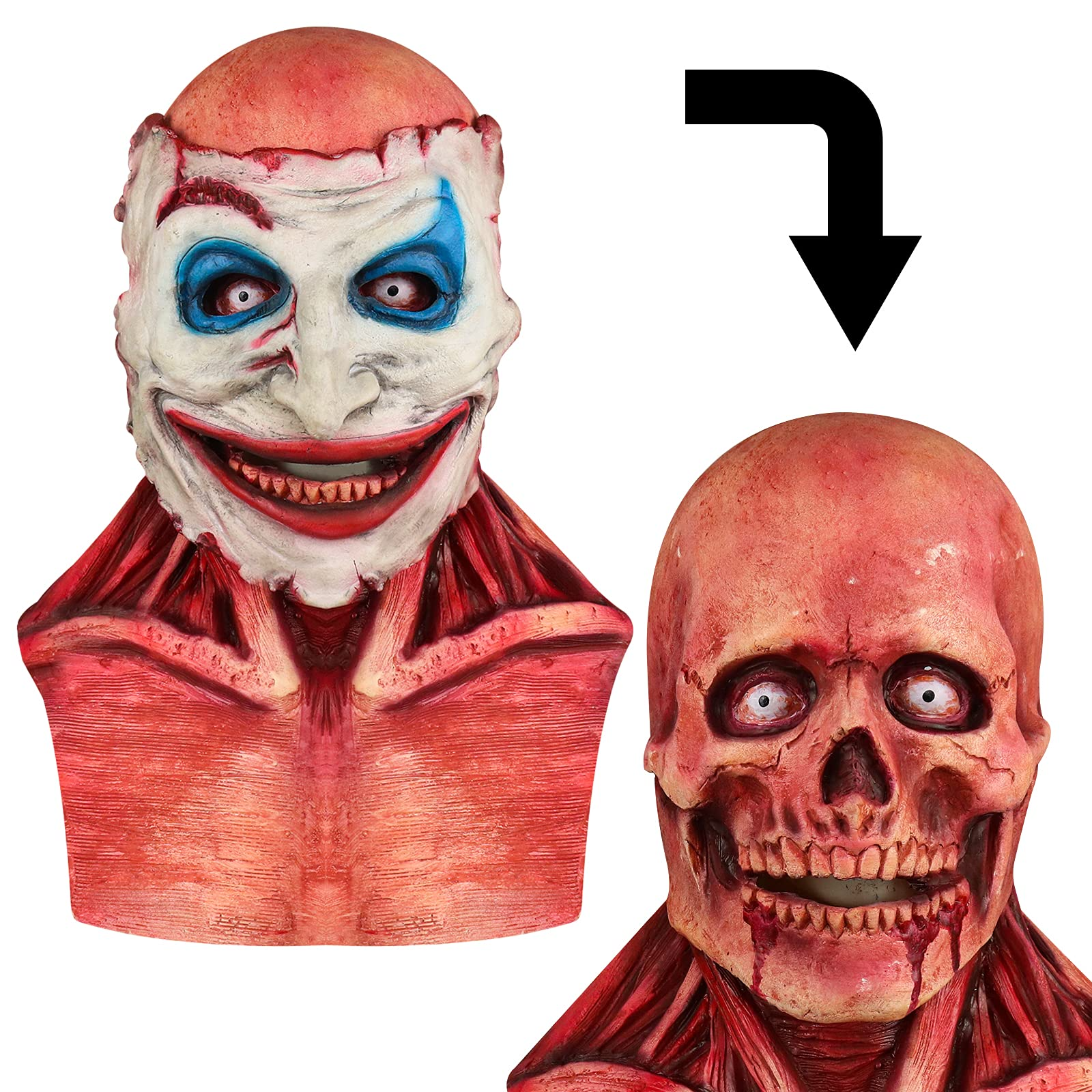 Ultra Realistic Peel Off Horror Mask | EARLY HALLOWEEN OFFER