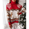 Load image into Gallery viewer, Christmas Turtleneck Powder With Moose Motif | HOLIDAY SALE