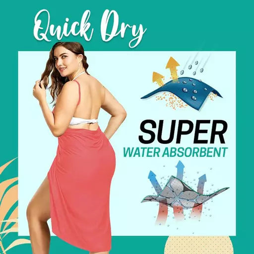 CoastWrap Beach Towel Dress | BUY 1 GET 2  (Add Any 2 To Your Cart)