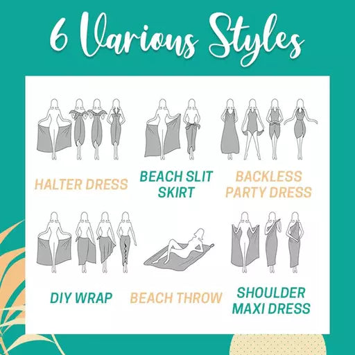 CoastWrap Beach Towel Dress | BUY 1 GET 2 (Add Any 2 To Your Cart ...
