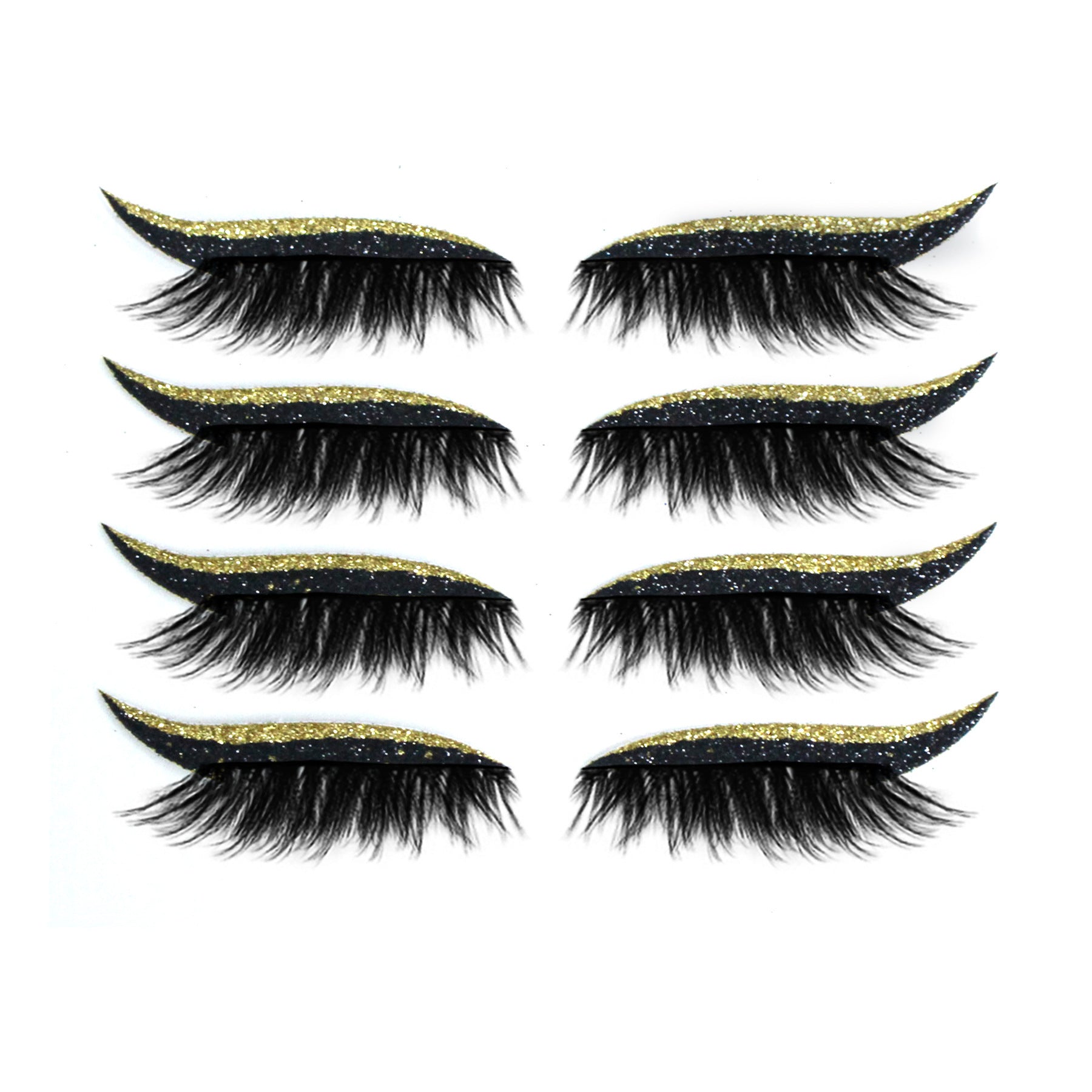 Glams™ Eyeliner and Eyelash Stickers | 1 + 3 PAIRS FOR FREE