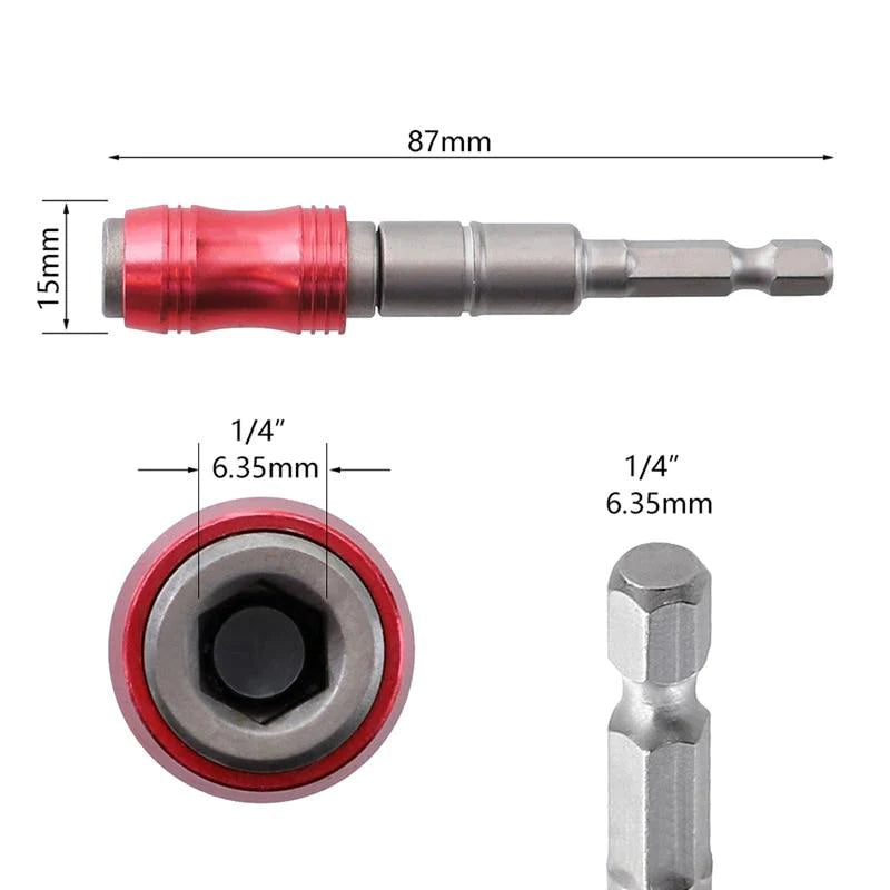 20° Bendable Magnetic Drill Extender Tip