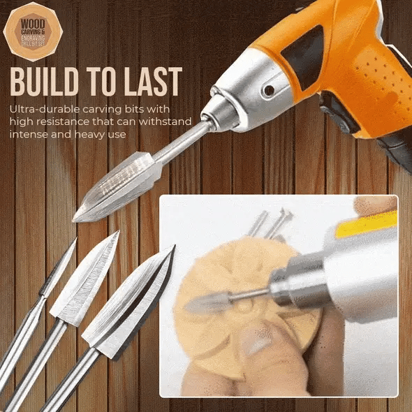 Dudon™ Engraving Drill Set | 5 Different Sizes